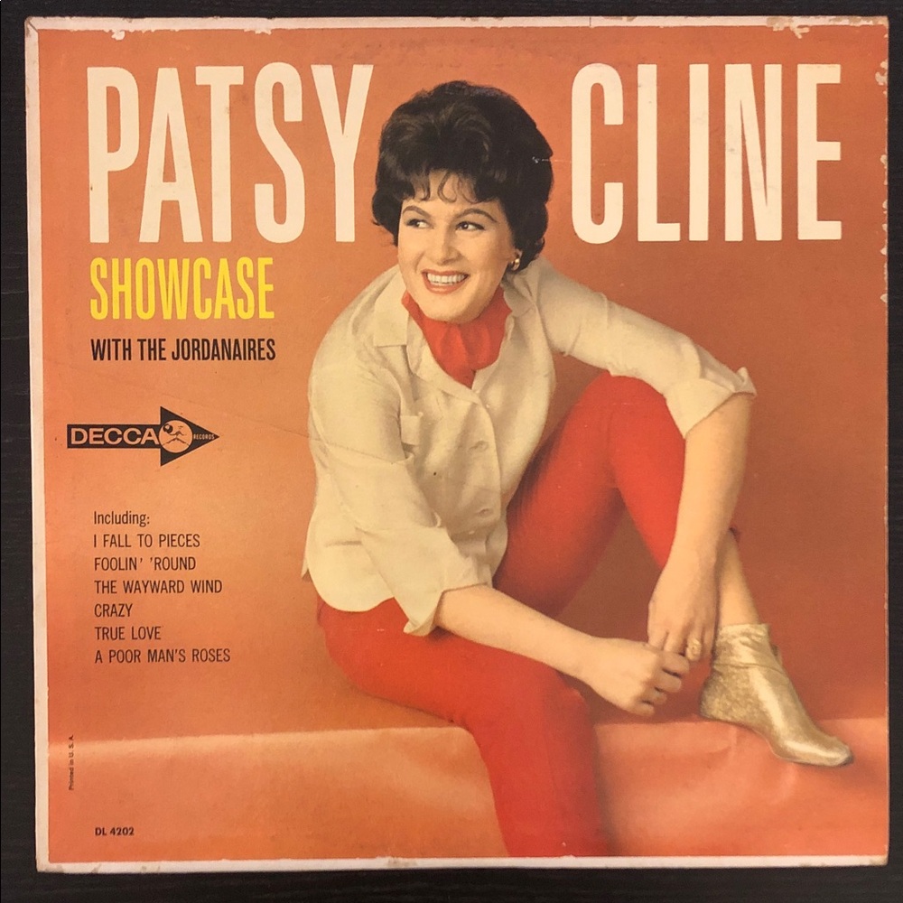 Patsy Cline Vinyl Lp Record Album Showcase with the Jordanaires